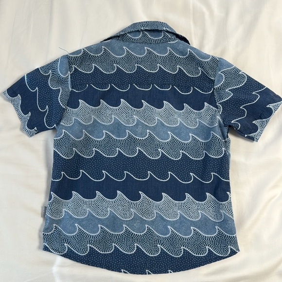 Feather 4 Arrow Boys Aloha Shirt (4T) Blue - Picture 3 of 3